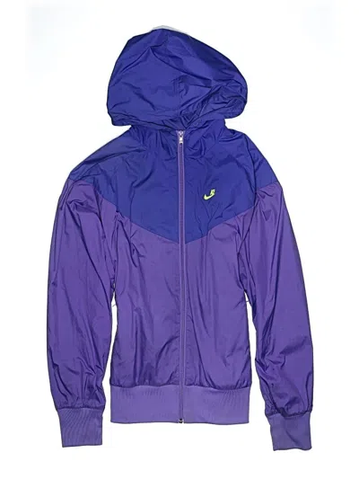 Pre-owned Nike Kids' Track Jacket In Purple