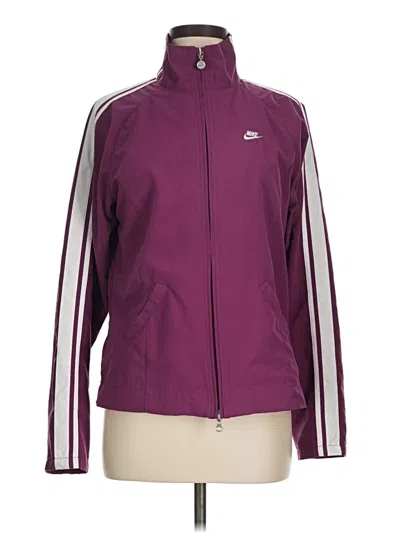 Pre-owned Nike Track Jacket In Purple