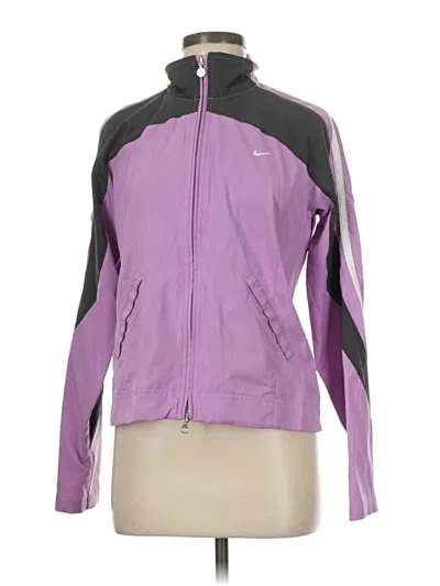 Pre-owned Nike Track Jacket In Purple