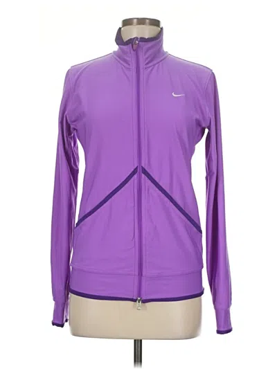 Pre-owned Nike Track Jacket In Purple