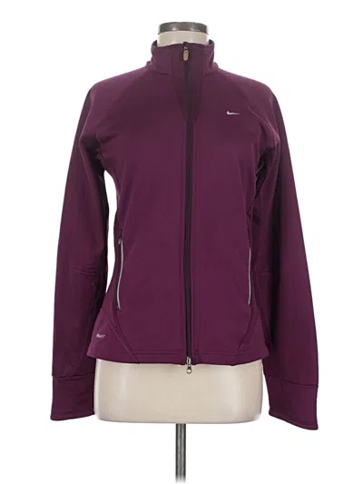 Pre-owned Nike Track Jacket In Purple