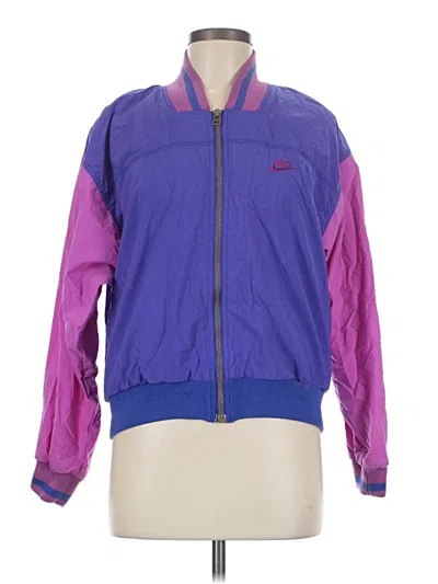 Pre-owned Nike Track Jacket In Purple