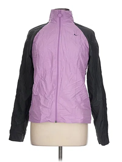 Pre-owned Nike Track Jacket In Purple