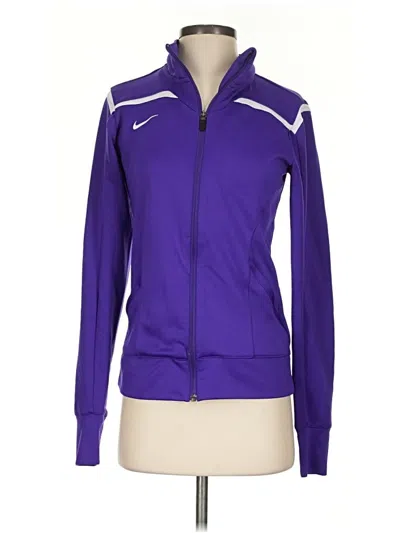 Pre-owned Nike Track Jacket In Purple