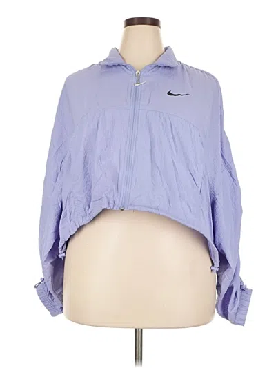Pre-owned Nike Track Jacket In Purple