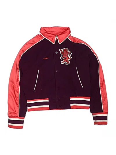 Pre-owned Nike Kids' Track Jacket In Purple