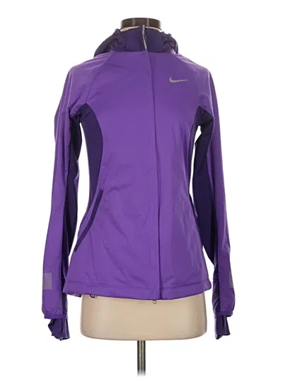 Pre-owned Nike Track Jacket In Purple