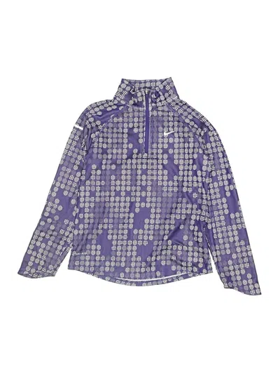 Pre-owned Nike Kids' Track Jacket In Purple