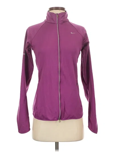 Pre-owned Nike Track Jacket In Purple