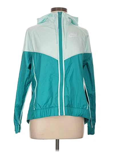 Pre-owned Nike Track Jacket In Teal