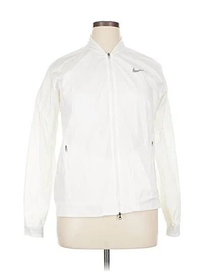 Pre-owned Nike Track Jacket In White