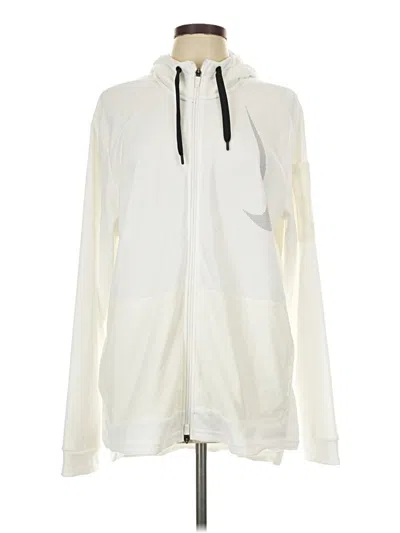 Pre-owned Nike Track Jacket In White