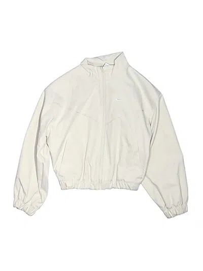Pre-owned Nike Kids' Track Jacket In White