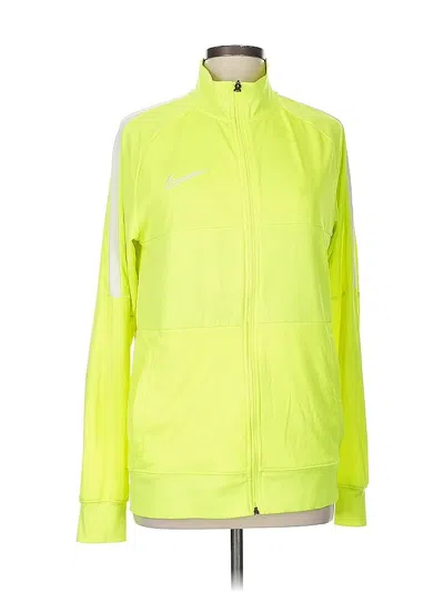 Pre-owned Nike Track Jacket In Yellow