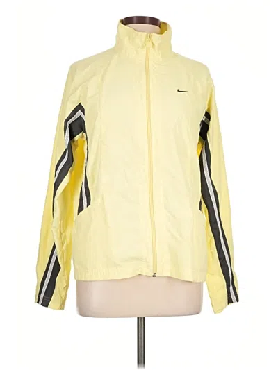 Pre-owned Nike Track Jacket In Yellow