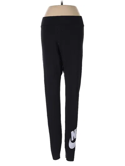 Pre-owned Nike Track Pants In Black