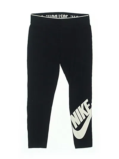 Pre-owned Nike Kids' Track Pants In Black