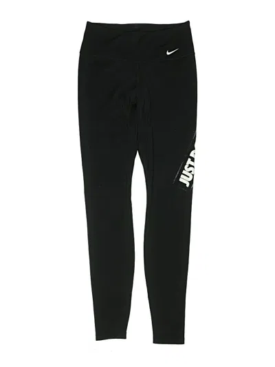 Pre-owned Nike Kids' Track Pants In Black