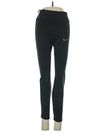 Pre-owned Nike Track Pants In Black