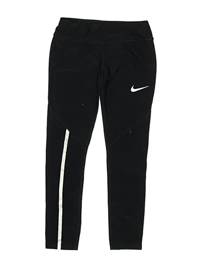 Pre-owned Nike Kids' Track Pants In Black