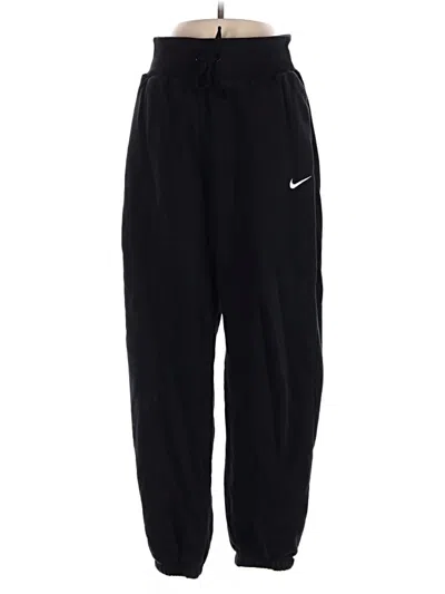 Pre-owned Nike Track Pants In Black