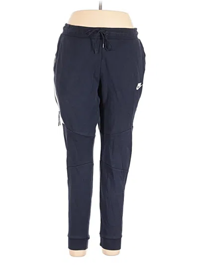 Pre-owned Nike Track Pants In Blue