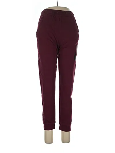 Pre-owned Nike Track Pants In Burgundy