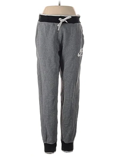 Pre-owned Nike Track Pants In Gray