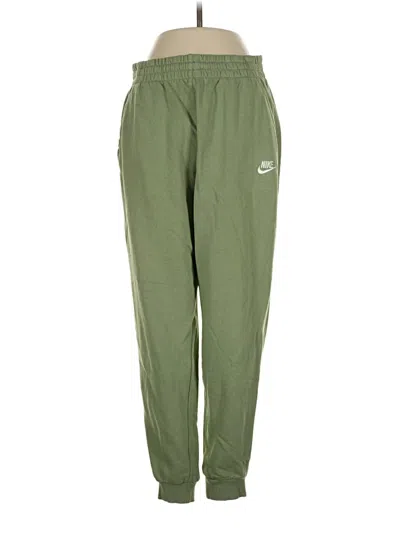 Pre-owned Nike Track Pants In Green