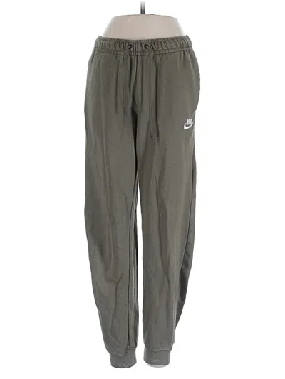 Pre-owned Nike Track Pants In Green