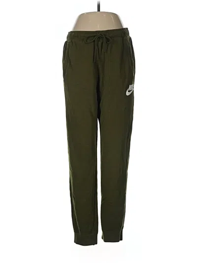 Pre-owned Nike Track Pants In Green