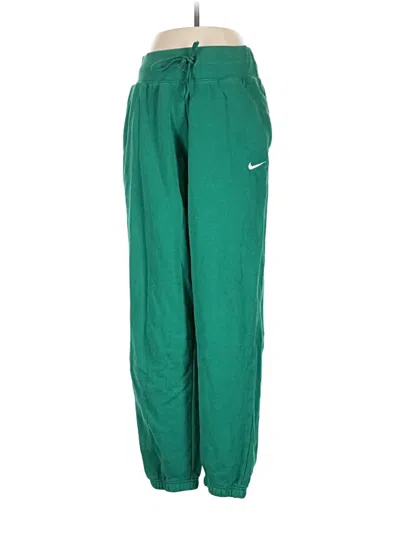 Pre-owned Nike Track Pants In Green