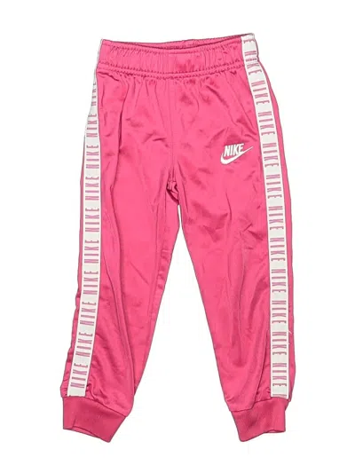 Pre-owned Nike Kids' Track Pants In Pink
