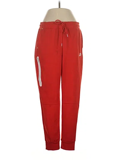 Pre-owned Nike Track Pants In Red