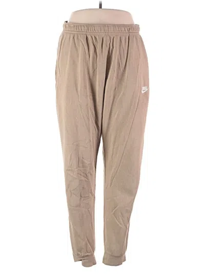 Pre-owned Nike Track Pants In Tan