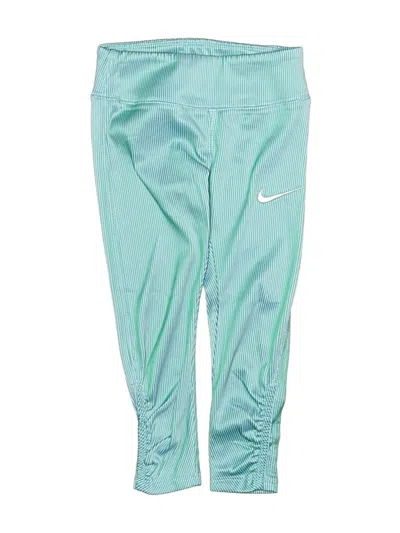 Pre-owned Nike Kids' Track Pants In Teal