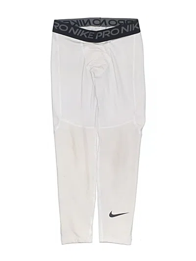 Pre-owned Nike Kids' Track Pants In White