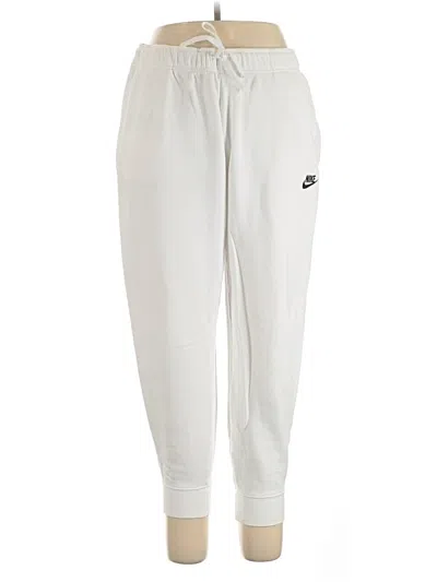 Pre-owned Nike Track Pants In White