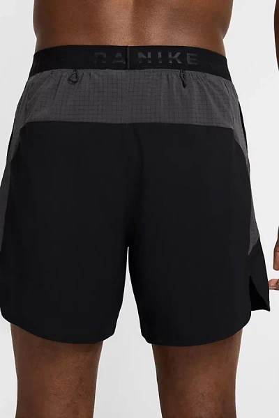 Nike Trail Dri-fit 6" Running Short In Black, Men's At Urban Outfitters