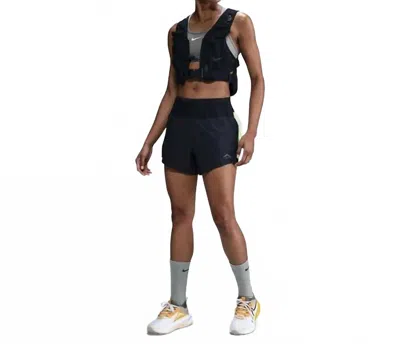 Nike Trail Dri-fit Brief-lined Running Shorts In Black