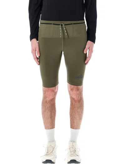 Nike Trail Running Biker Shorts In Green