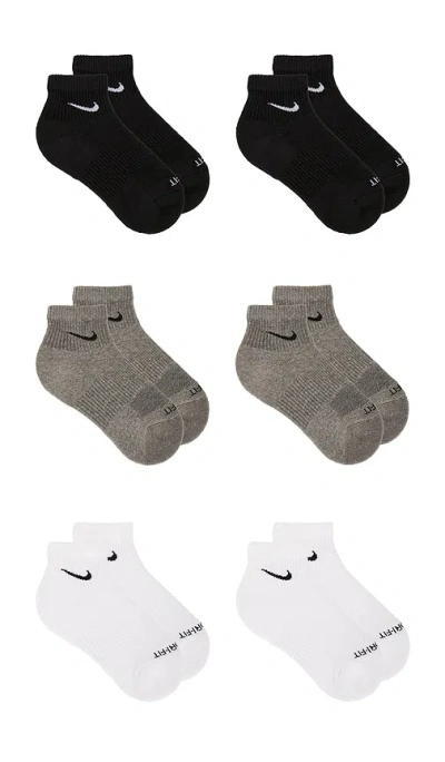 Nike Training 6 Pack Ankle Socks In Multi Color