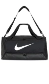 Nike Men's Brasilia 9.5 Training Duffel Bag (medium, 60l) In Black & White