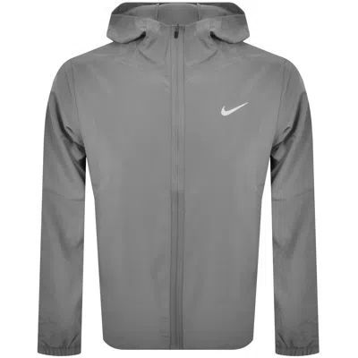 Nike Training Hooded Fitness Jacket Grey In Grey