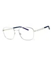 Nike Traveler Flow Mini Rectangular Eyeglasses In Metallic