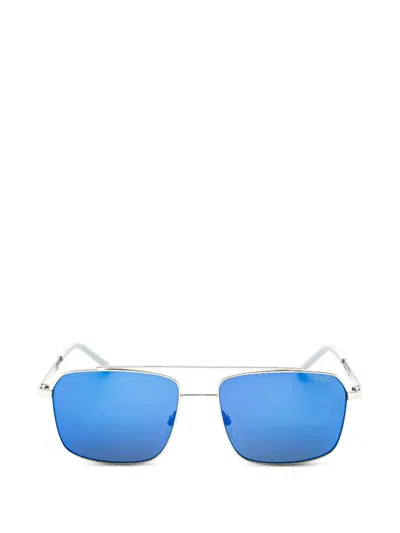 Nike Traveler Square-frame Sunglasses In Silver