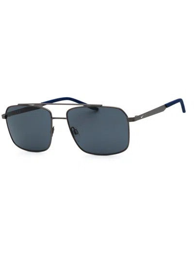 Nike Traveler Strike Rectangular Sunglasses 58mm In Blue