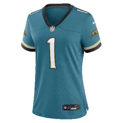 Nike Travis Etienne Jr. Jacksonville Jaguars  Women's Nfl Game Football Jersey In Green