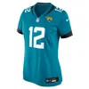 Nike Travis Hunter Teal Jacksonville Jaguars 2025 Nfl Draft First Round Pick Team Game Player Jersey In Blue