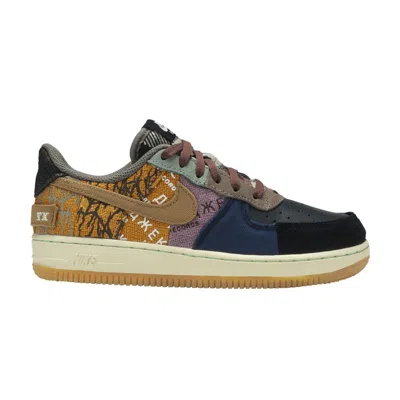 Pre-owned Nike Travis Scott X Air Force 1 Low Ps 'cactus Jack' | Multi-color | Kid's Size 13
